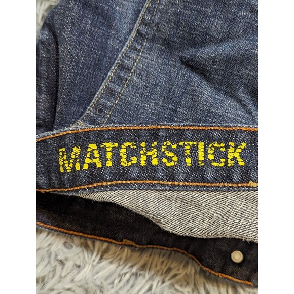 J Crew Matchstick Capri Jeans Womens Size 31 Dark Wash Blue Denim Stretch 31x20 - Picture 12 of 12